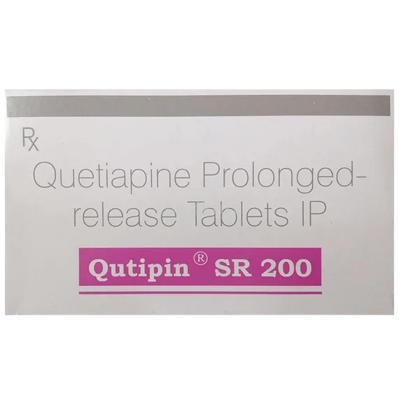 qutipin sr 200mg tablet 10's